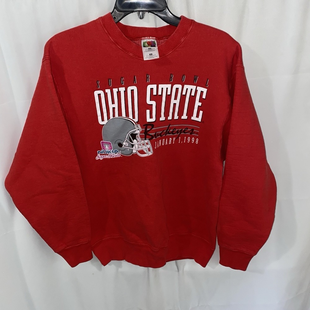 Vintage Ohio State Buckeyes Nokia Sugar Bowl 1998 Sweatshirt Medium